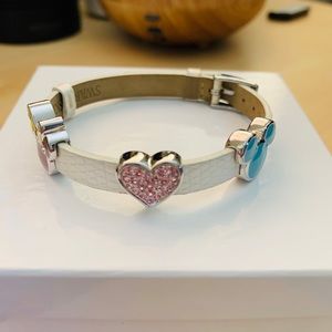Swarovski crystal Disney leather bracelet